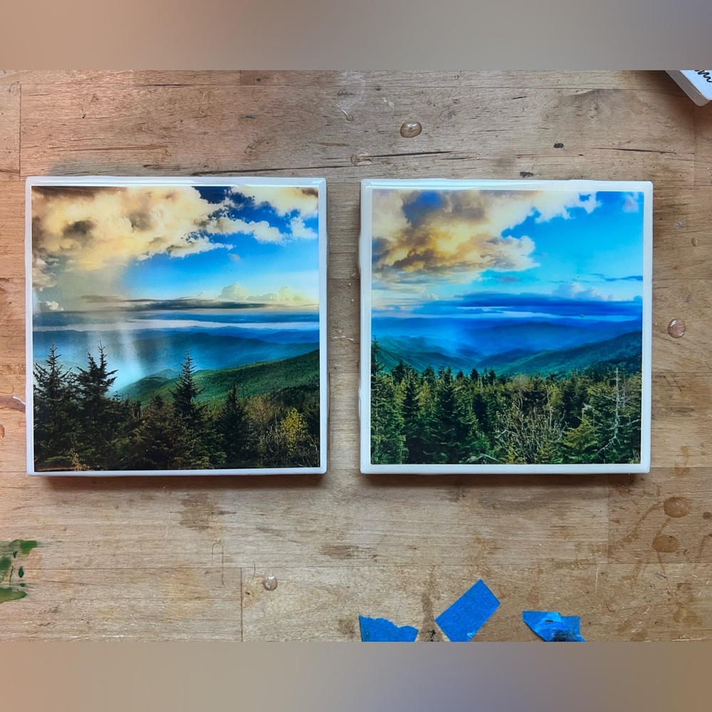 Scenic Great Smoky Mountain Coasters Set